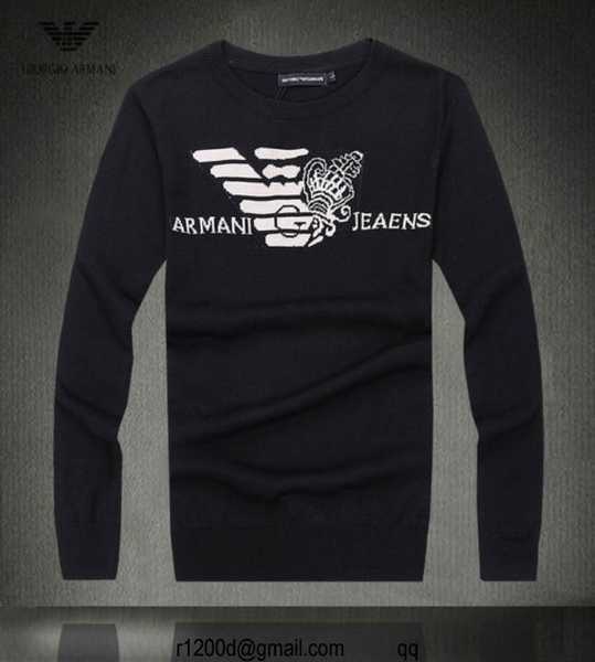 sweat homme armani